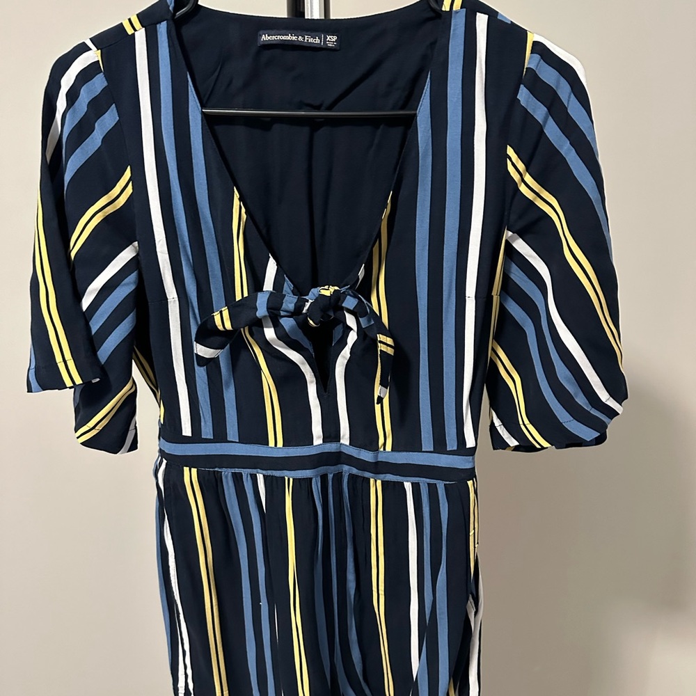NWOTs!!  Women’s Striped Romper - Abercrombie and Fitch XS Petite